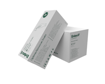5X5CM KOMPRESS NONWOVEN EMBRA 4L 150ST