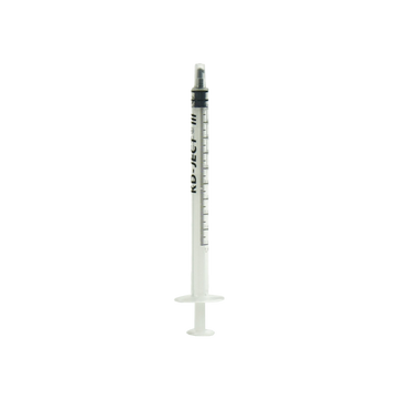 1 ml Spruta luer 3komp KD-Ject centrisk LD 100 st