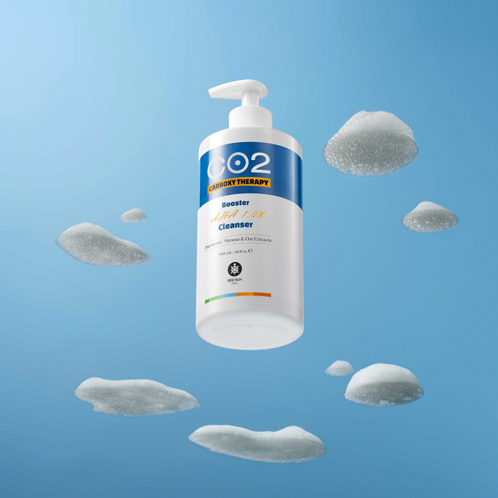 RIBESKIN CO2 BOOSTER AHA 1% CLEANSER 500ml – Astomed shop