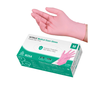 M Rosa nitrilhandske Evercare 150 st