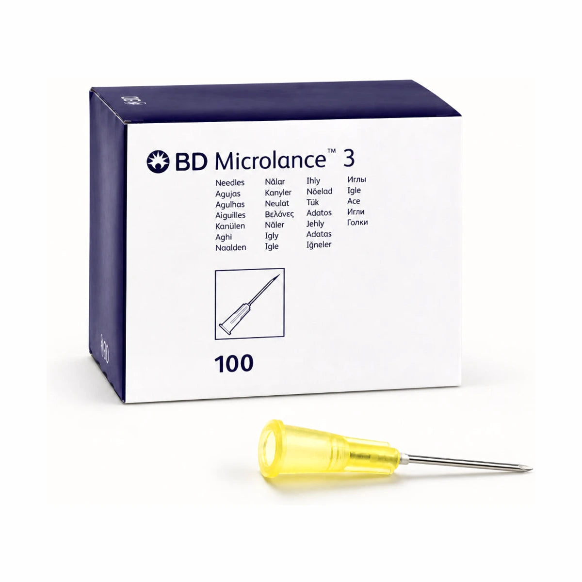 30G 13MM BD MICROLANCE 100 ST · Main product on white background