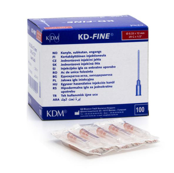 29G 12MM KD-FINE LUER-LOCK 100ST